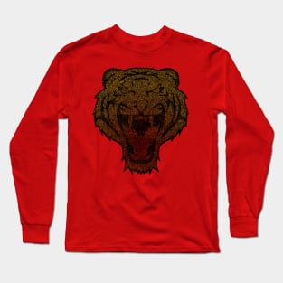 Tiger caosificado Long Sleeve T-Shirt